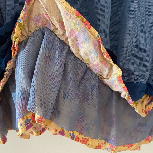 Matilda Jane School Spirit Layered Tank
Tunic Blue/yellow ruffles sheer size med - Picture 6 of 12